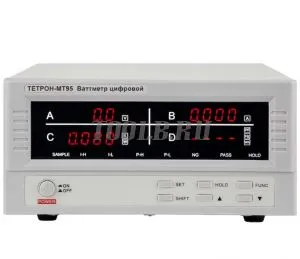 ТЕТРОН-МТ95 Ваттметр цифровой 600 В, 20 А, 12 кВт ТЕТРОН-МТ95 Ваттметр цифровой 600 В, 20 А, 12 кВт