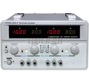 Линейный источник питания 2 канала 30 вольт 10 ампер ТЕТРОН-3010-2