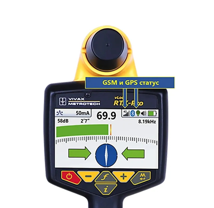 Дефектоскоп VIVAX METROTECH vLoc3 RTK-Pro Дефектоскоп VIVAX METROTECH vLoc3 RTK-Pro