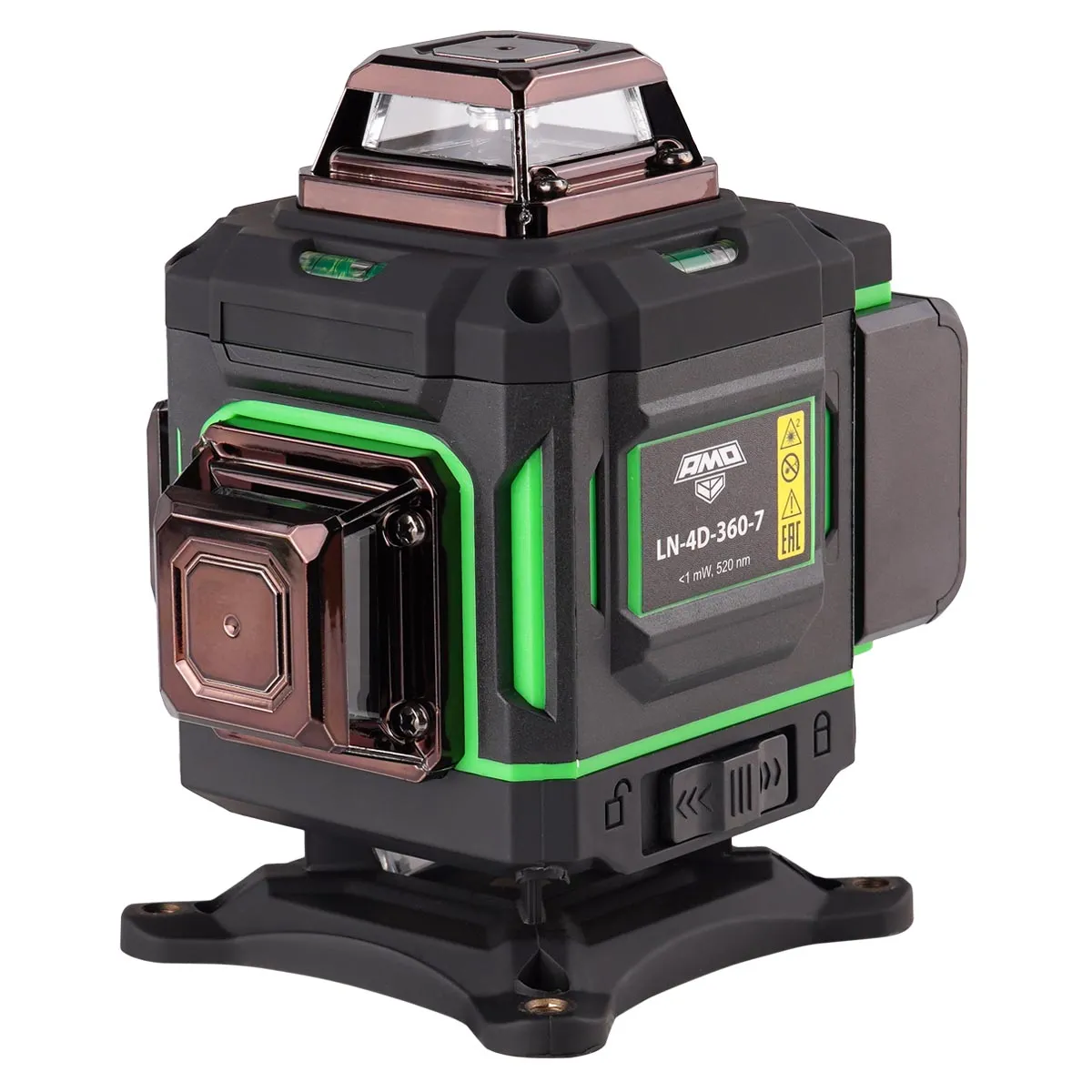 Лазерный уровень AMO LN 4D-360-7 с зеленым лучом Лазерный уровень AMO LN 4D-360-7 с зеленым лучом
