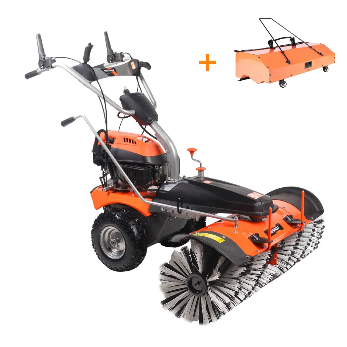 Подметальная машина Patriot S 610P + контейнер для сбора мусора Patriot SC-100 Подметальная машина Patriot S 610P + контейнер для сбора мусора Patriot SC-100