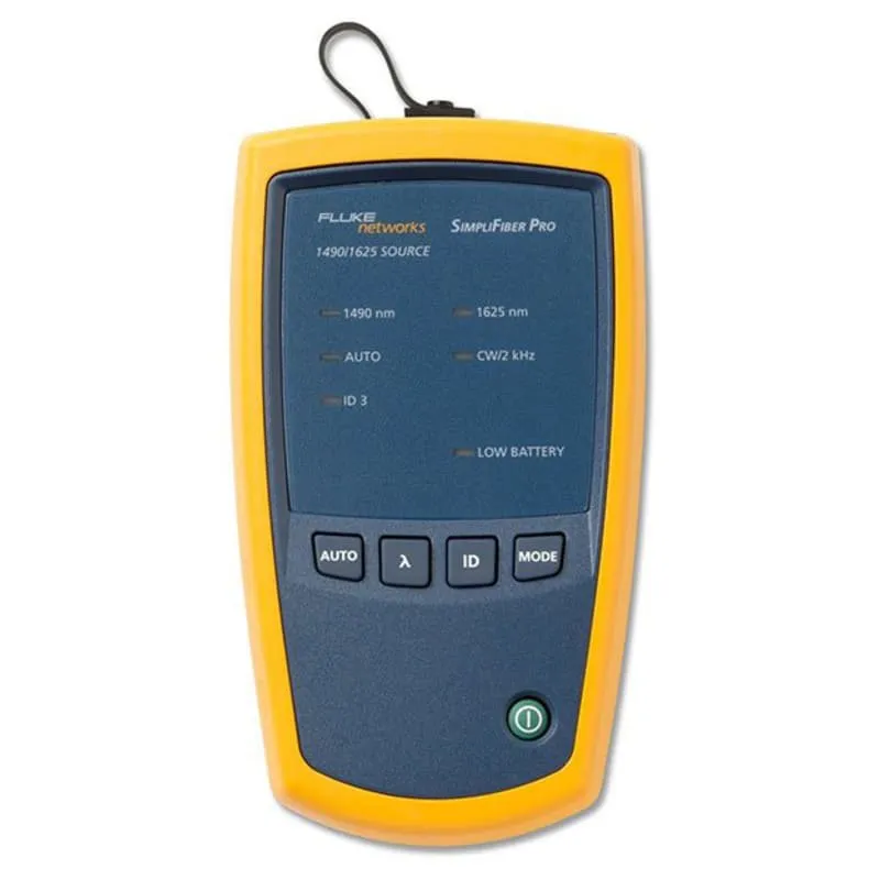 Fluke Networks SFSINGLEMODE2 одномодовый 1490/1625 нм источник излучения SimpliFiber Pro Фиксированный порт SC Fluke Networks SFSINGLEMODE2 одномодовый 1490/1625 нм источник излучения SimpliFiber Pro Фиксированный порт SC