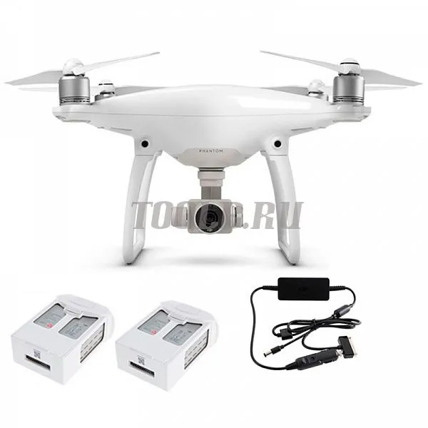 DJI Phantom 4 - квадрокоптер + две дополнительные батареи + зарядка на выбор DJI Phantom 4 - квадрокоптер + две дополнительные батареи + зарядка на выбор