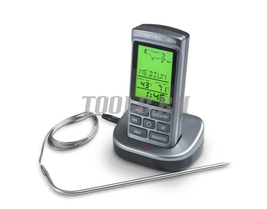 Trotec BT40 Пищевой термометр для гриля с проникающим зондом Trotec BT40 Пищевой термометр для гриля с проникающим зондом