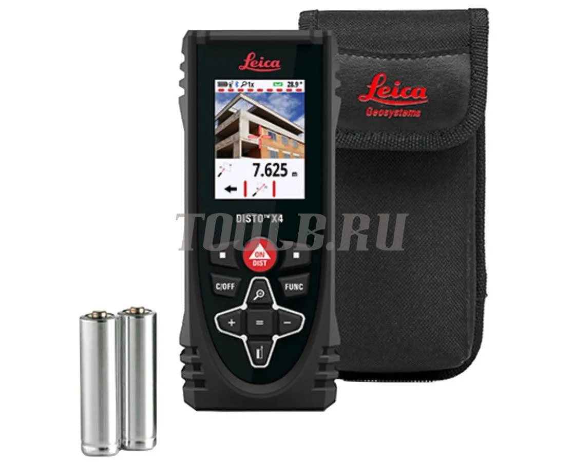 Лазерный дальномер с поверкой Leica Disto X4  Лазерный дальномер с поверкой Leica Disto X4