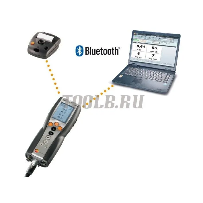 Testo 340 - анализатор дымовых газов для промышленности Testo 340 - анализатор дымовых газов для промышленности