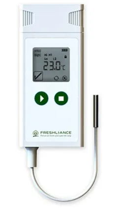 Регистратор температуры (дата-логгер) многоразовый портативный модель AtlasLog-60-В7 для низких температур с выносным датчиком с поверкой