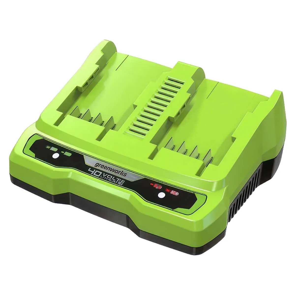 Зарядное устройство для 2-х аккумуляторов Greenworks G40UC8 40V Зарядное устройство для 2-х аккумуляторов Greenworks G40UC8 40V