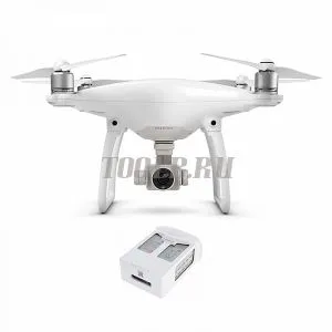 DJI Phantom 4 - квадрокоптер + дополнительная батарея DJI Phantom 4 - квадрокоптер + дополнительная батарея