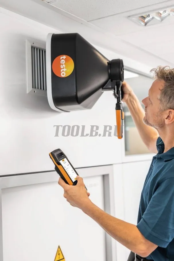 Testo 400 - Комплект для вентиляции с зондом-крыльчаткой 16 мм Testo 400 - Комплект для вентиляции с зондом-крыльчаткой 16 мм
