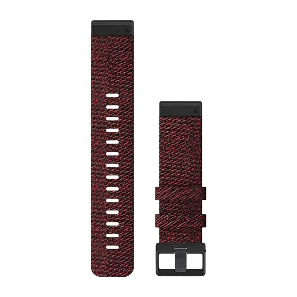 Ремешок сменный Garmin QuickFit 22 мм (нейлоновый) красно-черный Ремешок сменный Garmin QuickFit 22 мм (нейлоновый) красно-черный