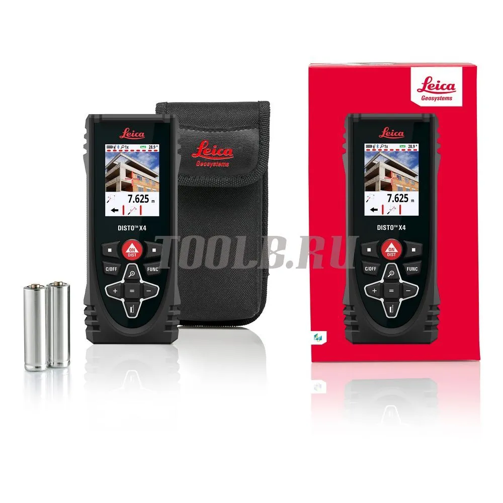 Лазерный дальномер с поверкой Leica Disto X4  Лазерный дальномер с поверкой Leica Disto X4