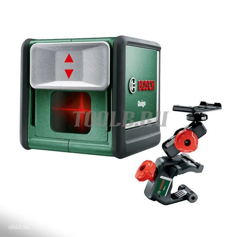 BOSCH Quigo III Лазерный уровень с держателем MM2 BOSCH Quigo III Лазерный уровень с держателем MM2