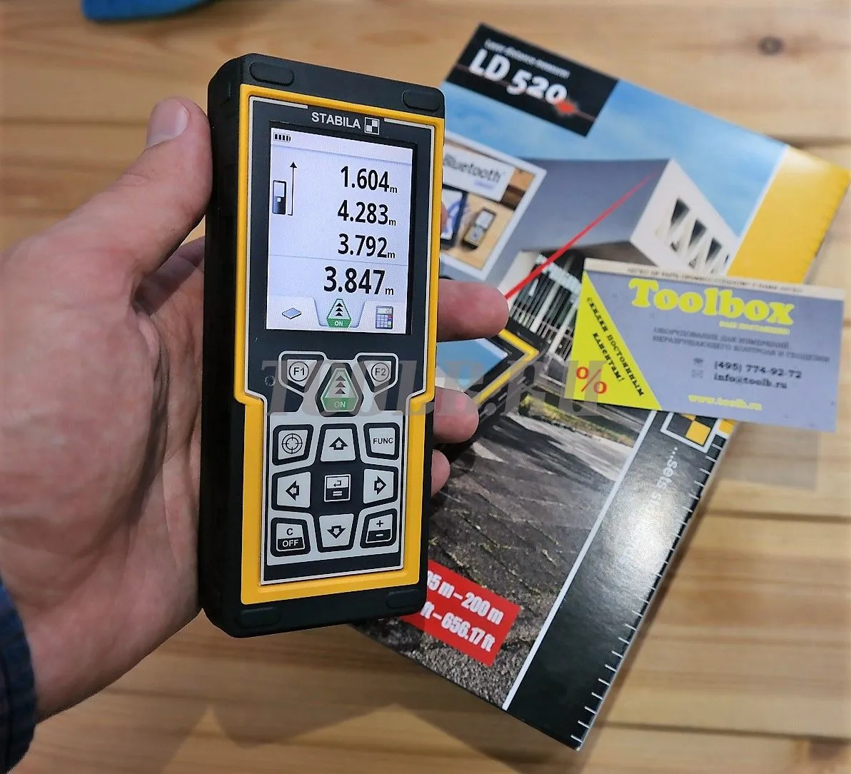 STABILA LD 520 Set - лазерный дальномер STABILA LD 520 Set - лазерный дальномер