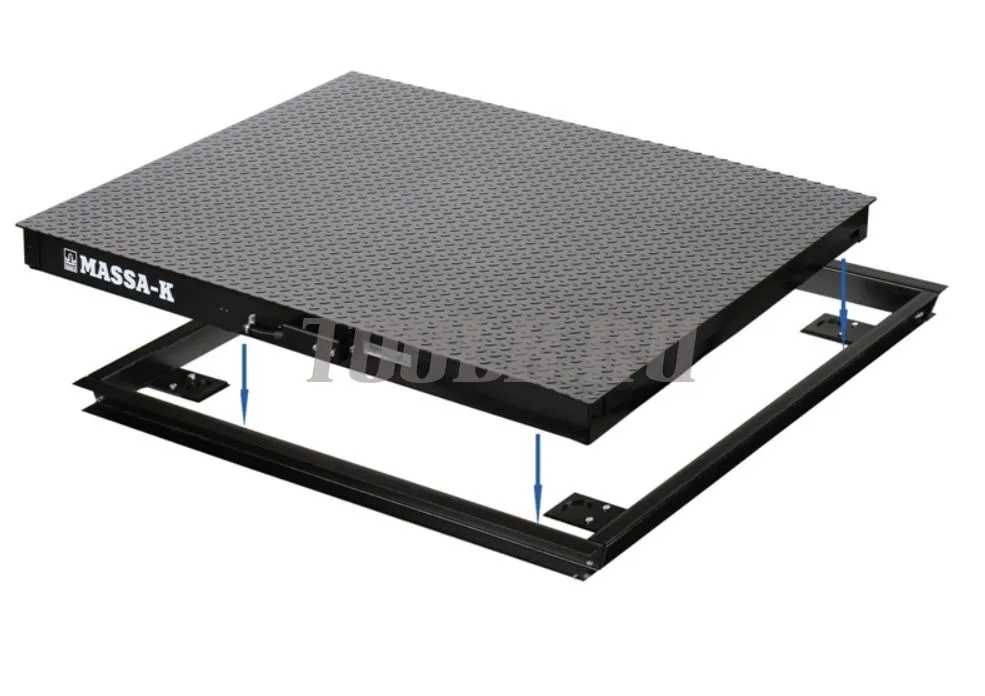 Масса-М 4D-PMF-15/12-2000-RP Весы платформенные электронные врезные с печатью этикеток