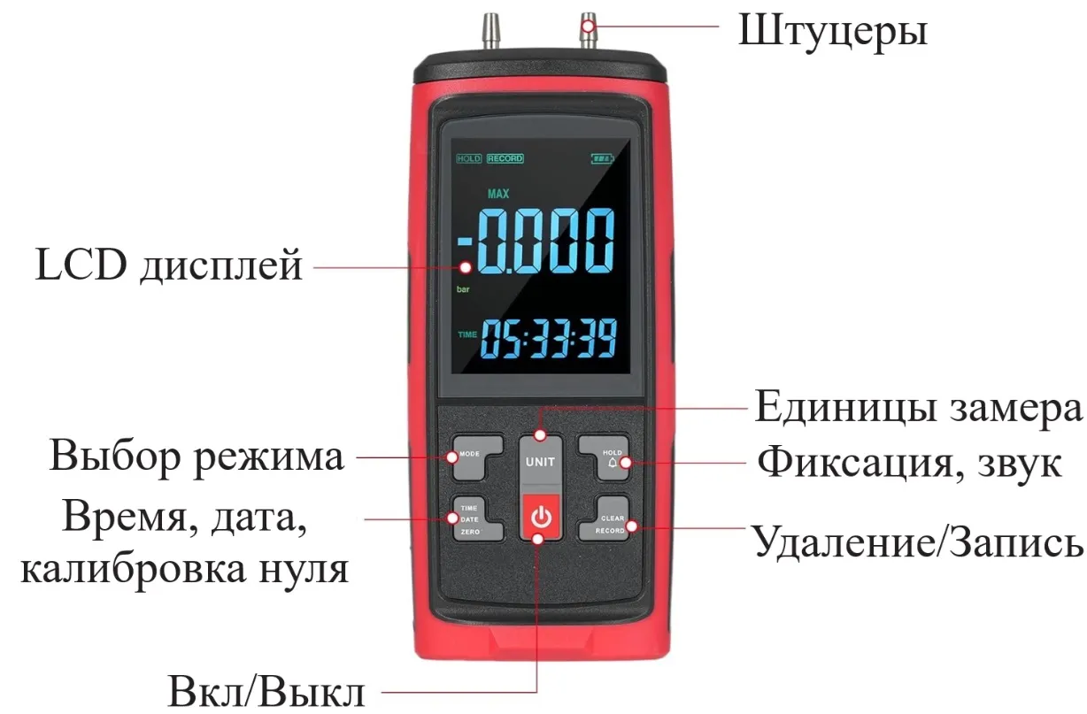 Восток-7 В7-5101 ±0,25 Манометр давления газа, жидкости и пара цифровой дифференциальный кПа Восток-7 В7-5101 ±0,25 Манометр давления газа, жидкости и пара цифровой дифференциальный кПа