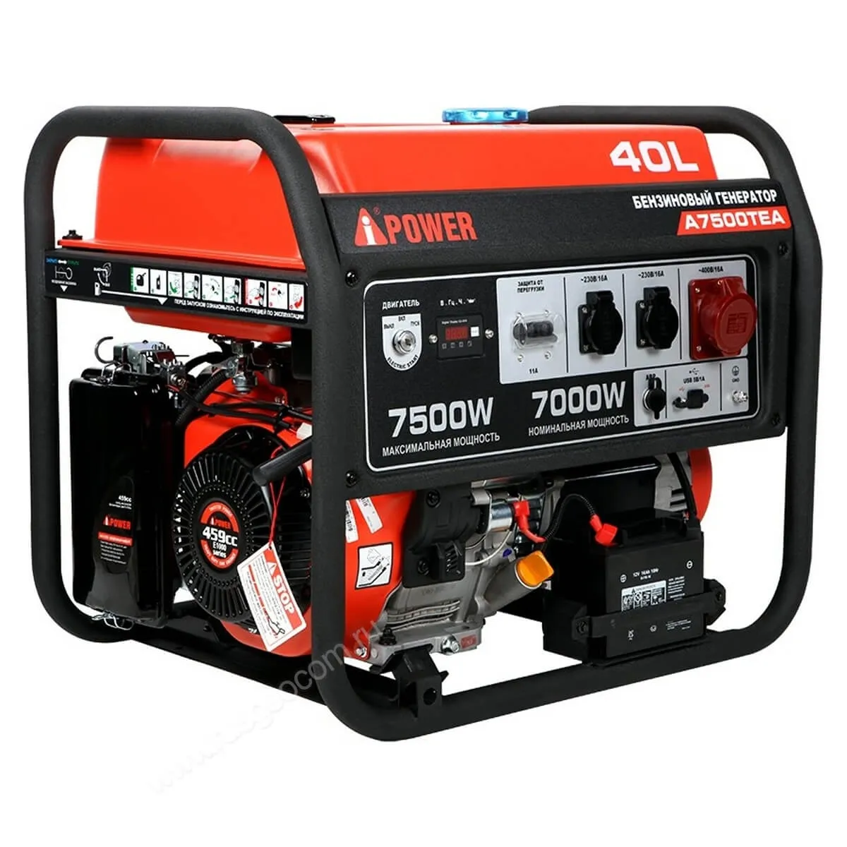 Бензиновый генератор A-iPower A7500TEA + блок автозапуска A-iPower 230В/400В 100А 8 ПИН + кожух для генератора 1200-Optimal (тихий) Бензиновый генератор A-iPower A7500TEA + блок автозапуска A-iPower 230В/400В 100А 8 ПИН + кожух для генератора 1200-Optimal (тихий)