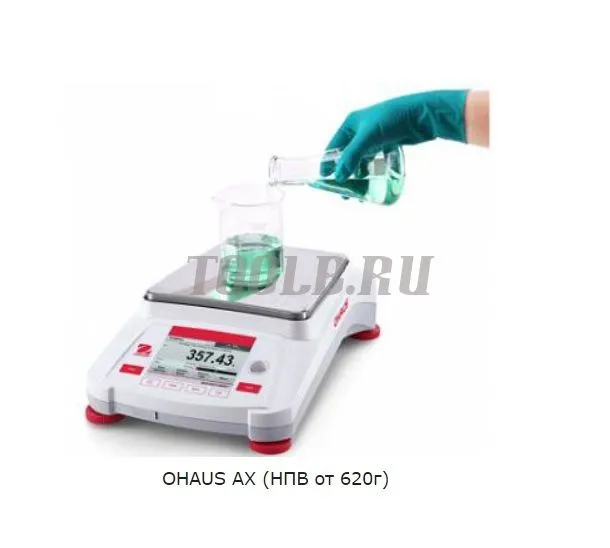 OHAUS AX124/E Лабораторные аналитические весы OHAUS AX124/E Лабораторные аналитические весы
