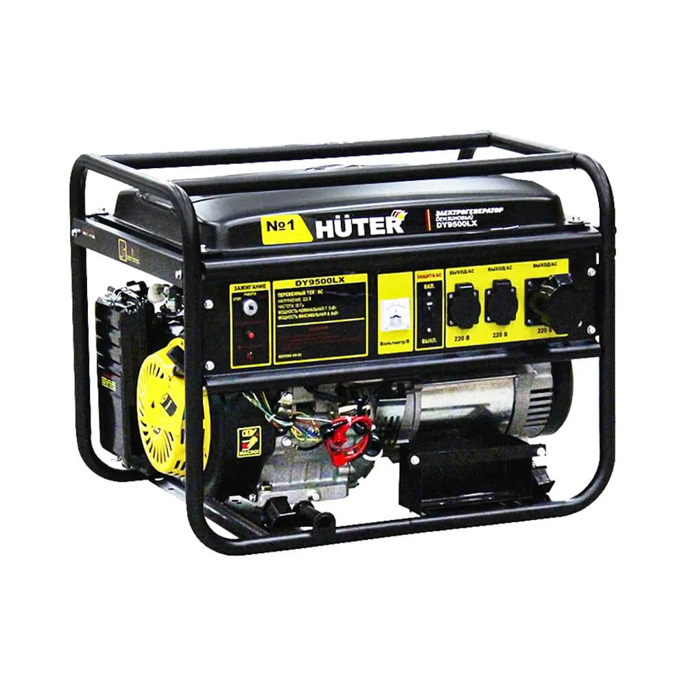 Бензиновый генератор HUTER DY9500LX Бензиновый генератор HUTER DY9500LX