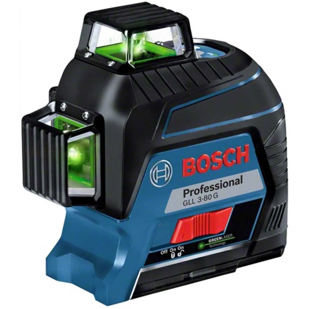 Лазерный уровень Bosch GLL 3-80 G Professional (0.601.063.Y00) Лазерный уровень Bosch GLL 3-80 G Professional (0.601.063.Y00)