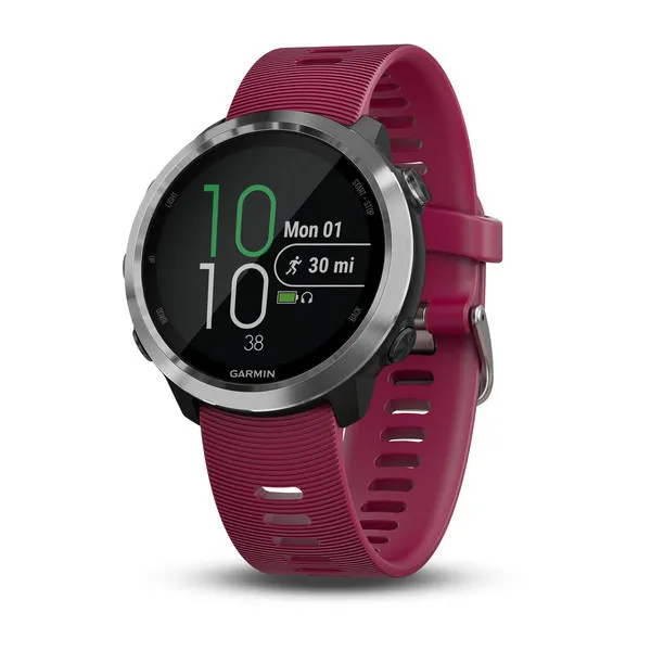 Часы Garmin Forerunner 645 Music с вишневым ремешком Часы Garmin Forerunner 645 Music с вишневым ремешком