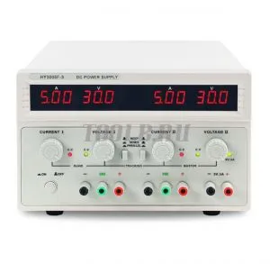 HY3005F-3 Линейный источник питания 3 канала 30 вольт 5 ампер HY3005F-3 Линейный источник питания 3 канала 30 вольт 5 ампер