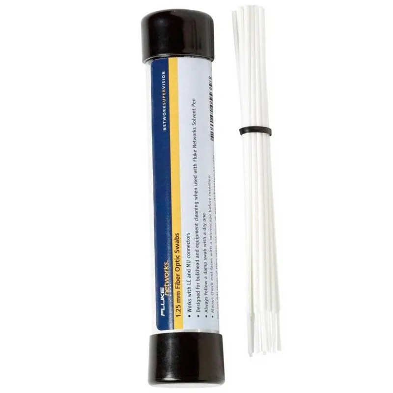 Fluke Networks NFC-SWABS-1.25MM палочки для очистки разъемов LC и MU Fluke Networks NFC-SWABS-1.25MM палочки для очистки разъемов LC и MU