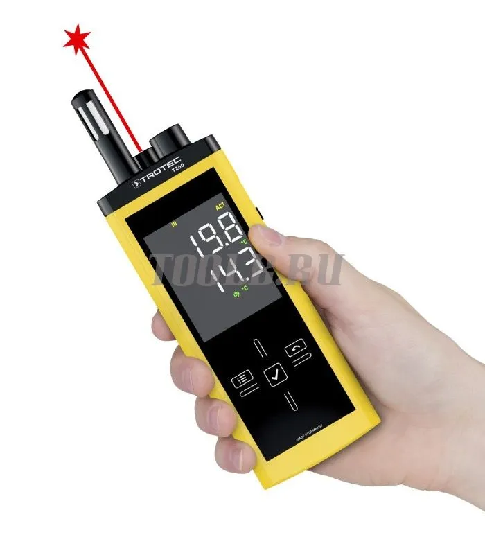 Термогигрометр с ИК-термометром Trotec T260  Термогигрометр с ИК-термометром Trotec T260