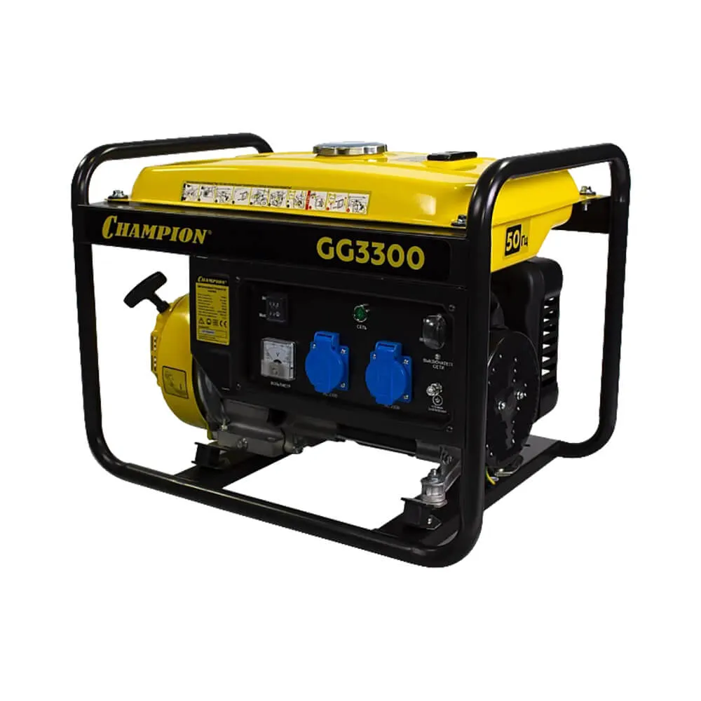 Бензиновый генератор Champion GG3300 Бензиновый генератор Champion GG3300