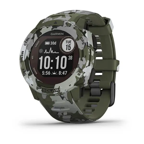 Часы Garmin Instinct Solar Camo Lichen Часы Garmin Instinct Solar Camo Lichen
