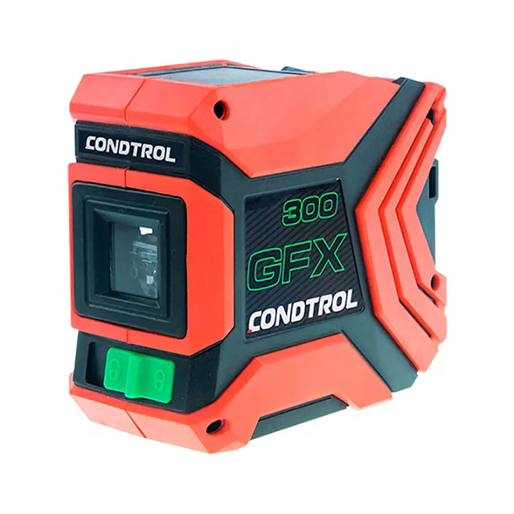 Лазерный уровень Condtrol GFX300 с зеленым лучом Лазерный уровень Condtrol GFX300 с зеленым лучом