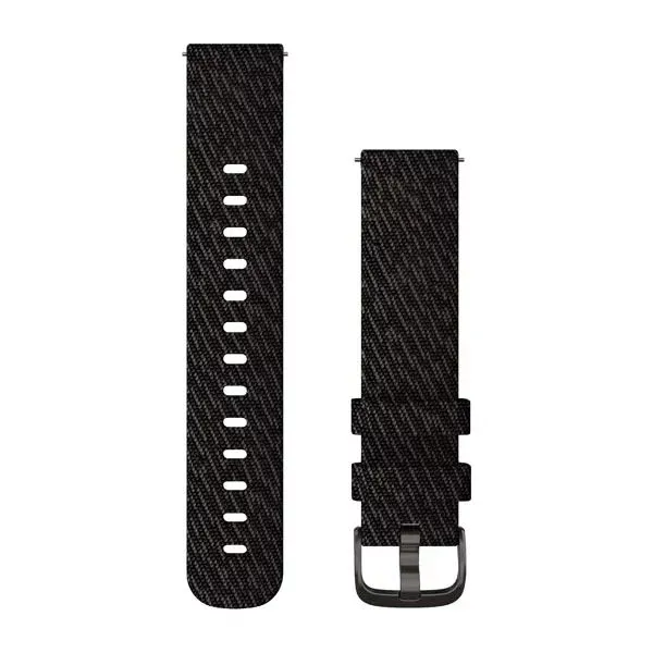 Ремешок сменный Garmin Quick Release 20 мм (нейлоновый) черный с черной застежкой Ремешок сменный Garmin Quick Release 20 мм (нейлоновый) черный с черной застежкой
