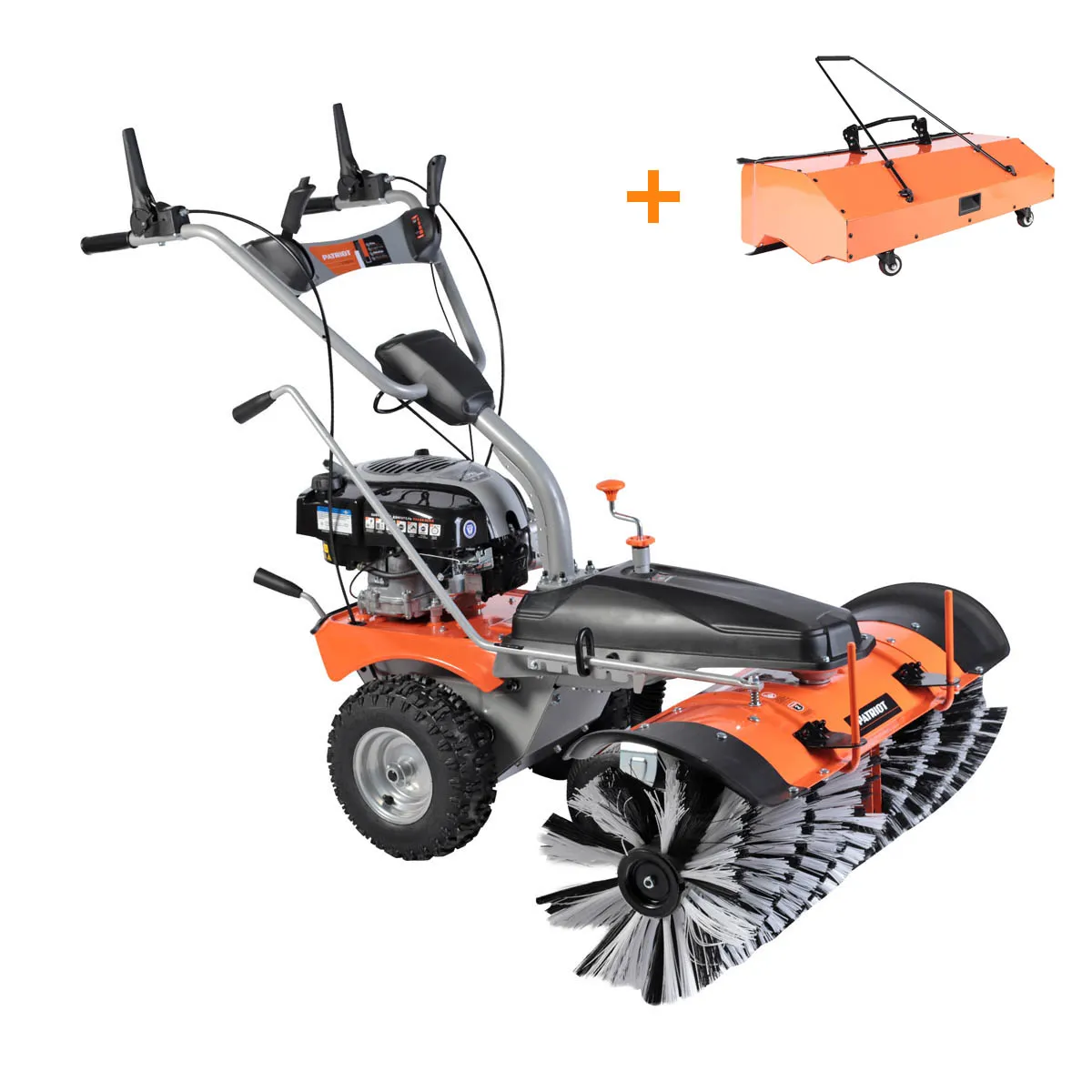 Подметальная машина Patriot S 510 BS + контейнер для сбора мусора Patriot SC-100 Подметальная машина Patriot S 510 BS + контейнер для сбора мусора Patriot SC-100
