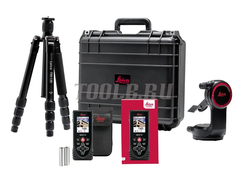 Leica Disto X4 Комплект лазерного дальномера Leica Disto X4 Комплект лазерного дальномера