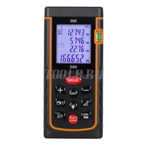 RGK D60 new - лазерный дальномер с поверкой RGK D60 new - лазерный дальномер с поверкой