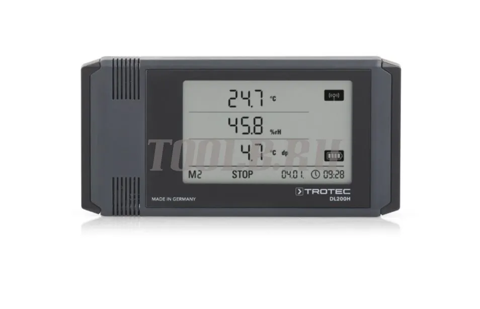 Trotec DL200H Логгер температуры, влажности и точки росы Trotec DL200H Логгер температуры, влажности и точки росы