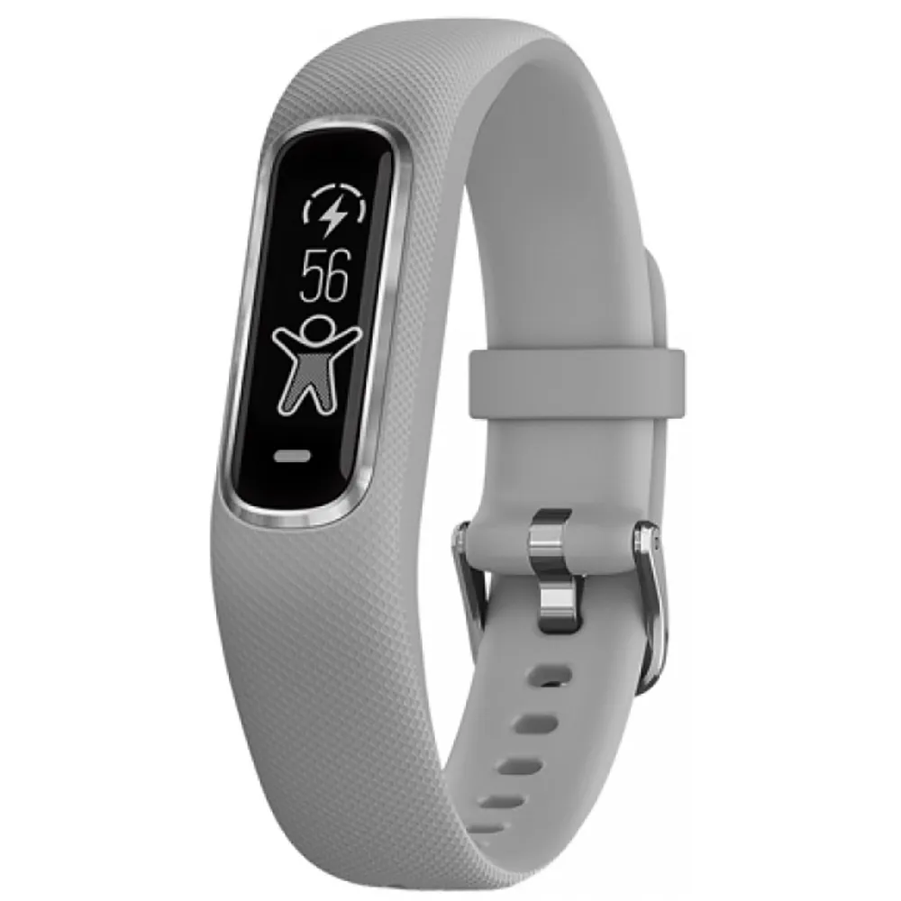 Фитнес-браслет Garmin Vivosmart 4 серебристые Фитнес-браслет Garmin Vivosmart 4 серебристые