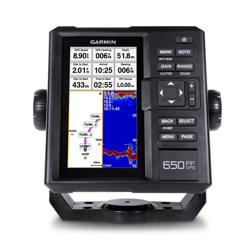 Эхолот Garmin FF 650 GPS с трансдьюсером GT20-TM