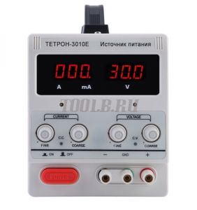Импульсный источник питания 30 вольт 10 ампер ТЕТРОН-3010Е  Импульсный источник питания 30 вольт 10 ампер ТЕТРОН-3010Е