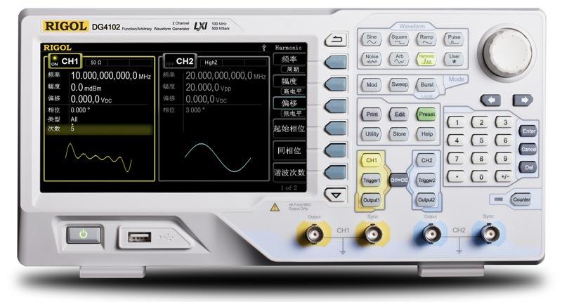 Универсальный генератор сигналов RIGOL DG4102