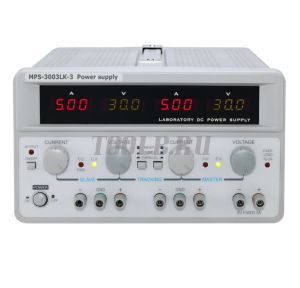 MPS-3003LK-3 Линейный источник питания 3 канала 30 вольт 3 ампера MPS-3003LK-3 Линейный источник питания 3 канала 30 вольт 3 ампера