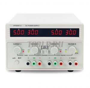 HY3005F-3 Линейный источник питания 3 канала 30 вольт 5 ампер HY3005F-3 Линейный источник питания 3 канала 30 вольт 5 ампер
