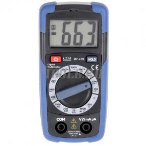 CEM DT-105 мультиметр цифровой CEM DT-105 мультиметр цифровой